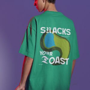 back view mockup of a young gamer wearing an oversized tee m28456 (1)